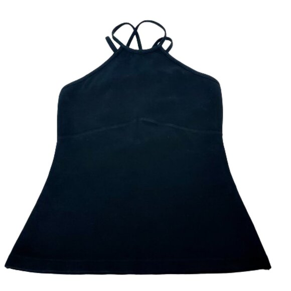 Free People Movement Black Strappy Open Back Tank. Size SM - Picture 2 of 7